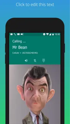 Mr Bean Call Prank android App screenshot 0